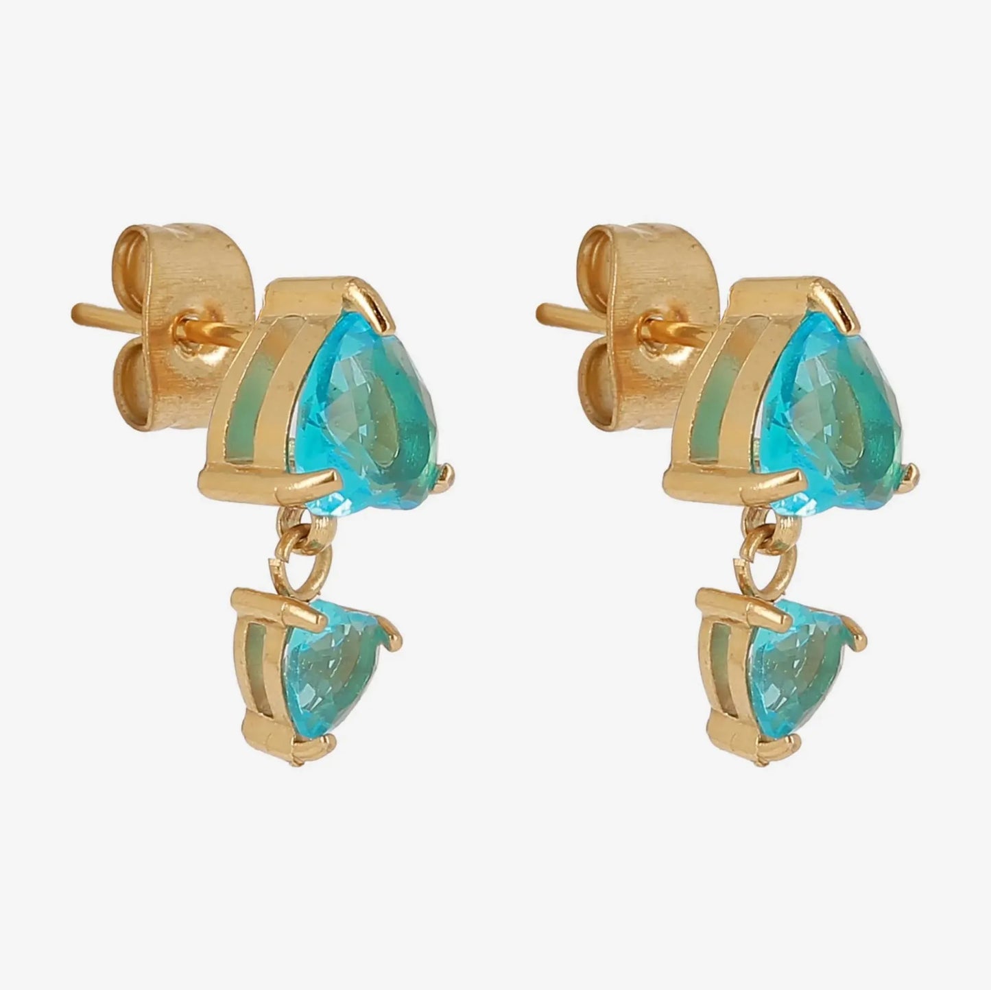 Basile Earrings Light Blue