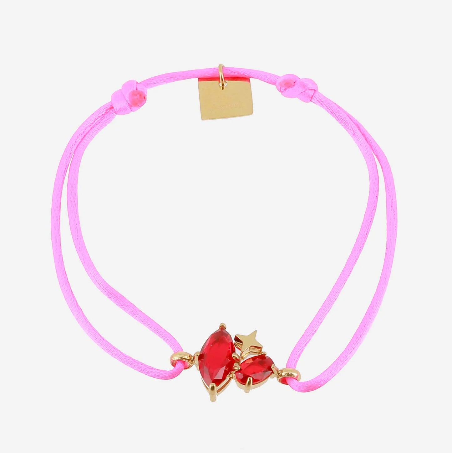 Kasia Cord Bracelet Fushia
