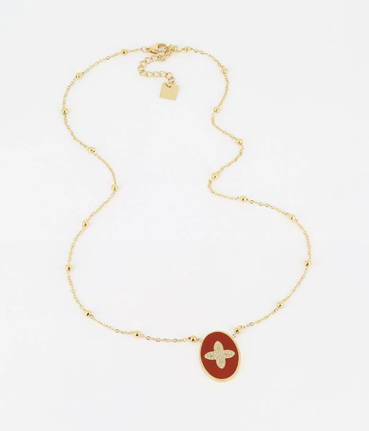 Horace Necklace Red