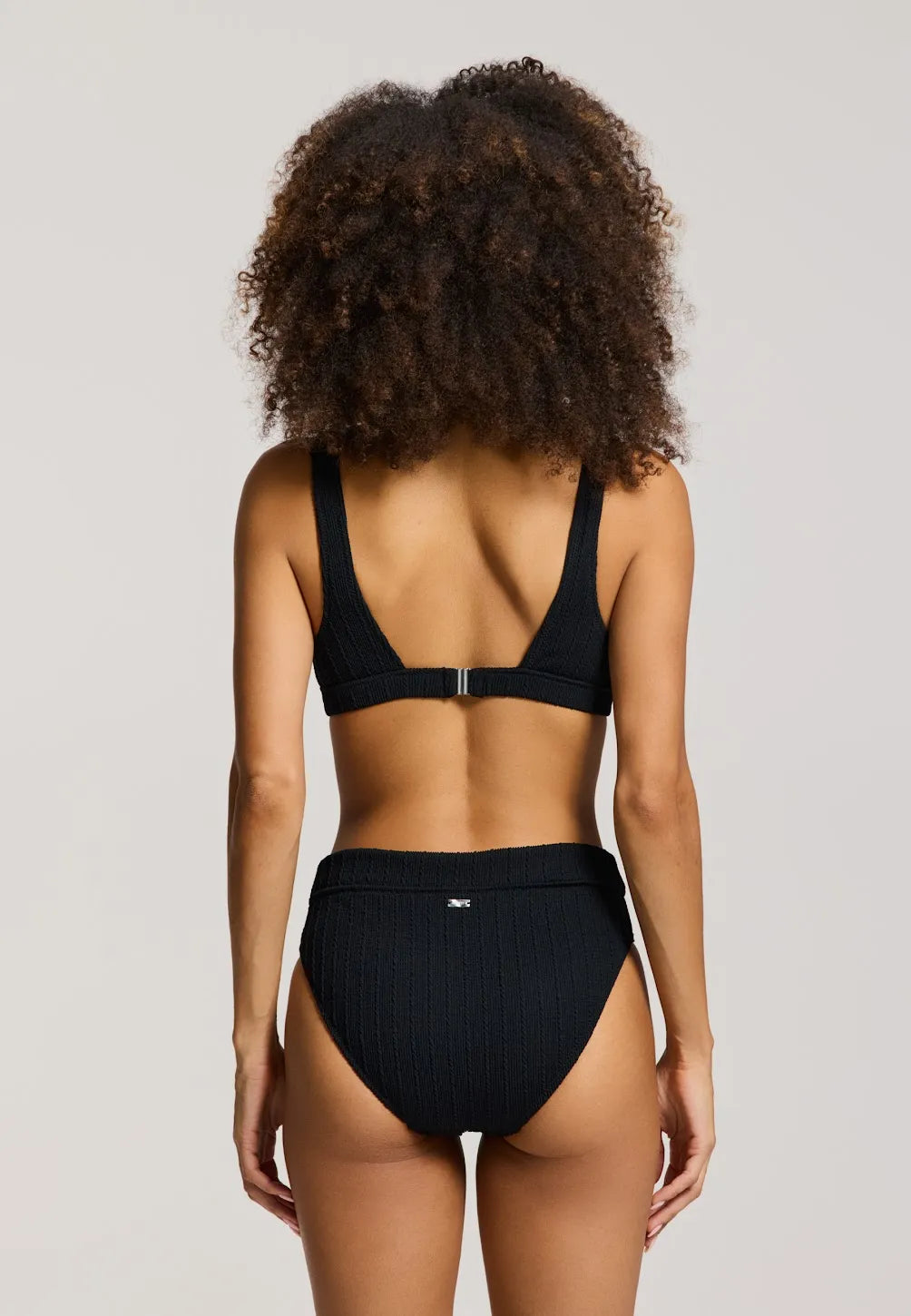 Ladies TEDDY bikini set 9102 malta structure black malta