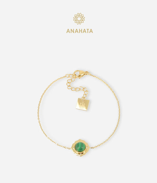 Manipura Bracelet Green Malachite