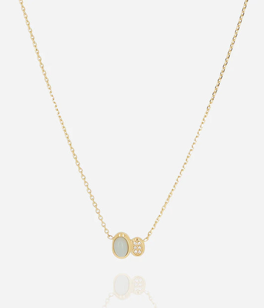 Nicolosi Necklace Aqua Blue