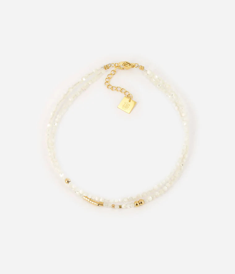 Zoly Anklet White