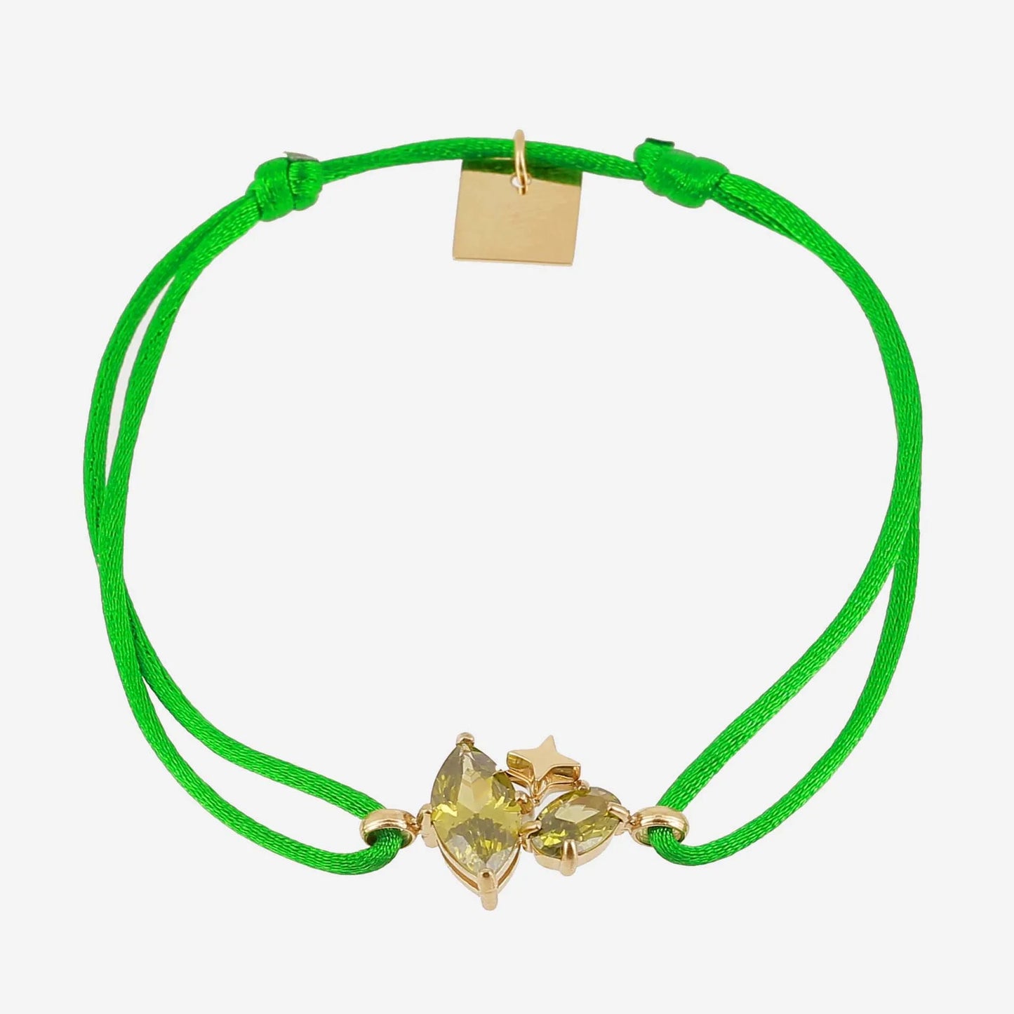 Kasia Cord Bracelet Light Green