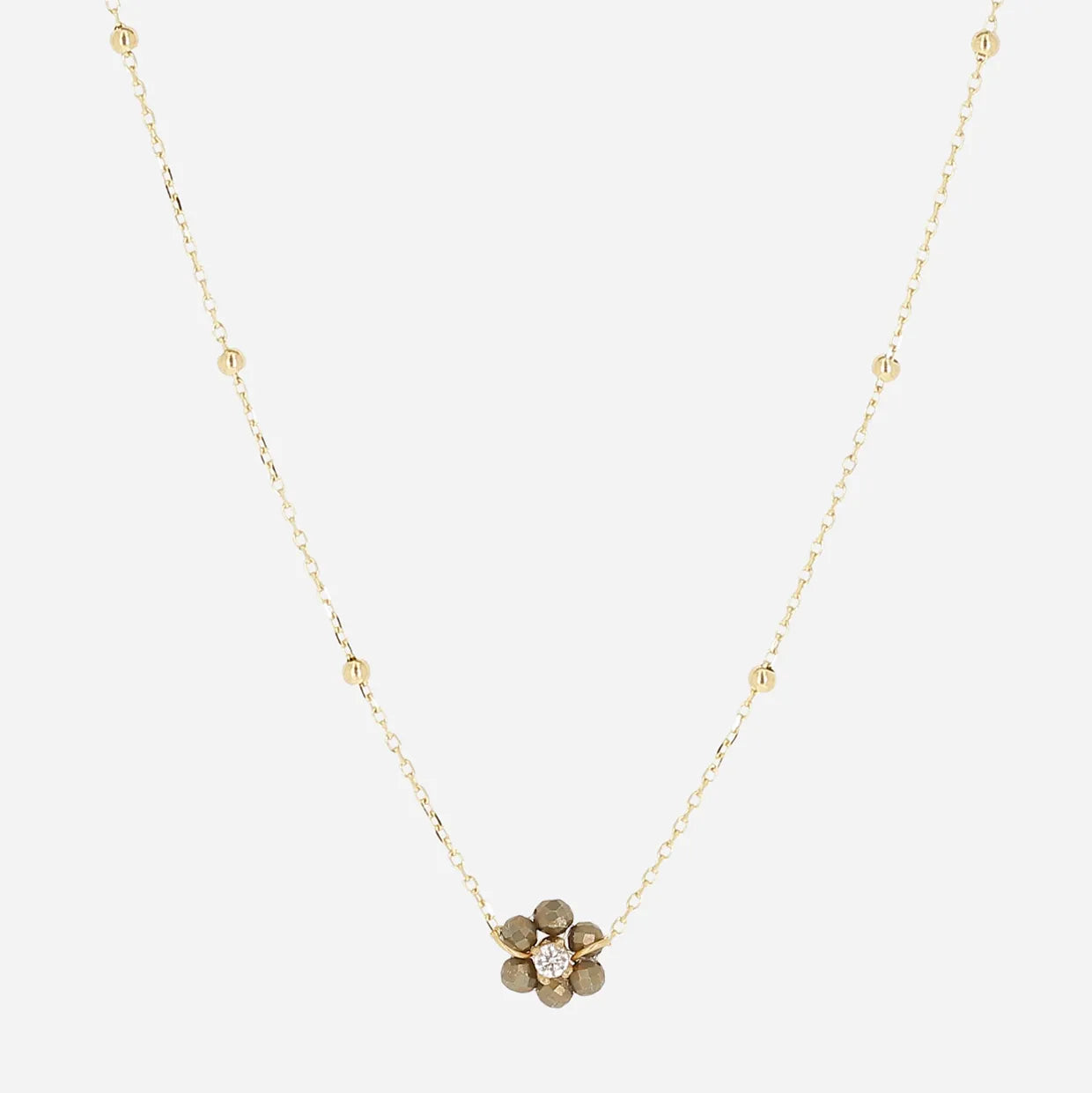 Petalo Necklace Dark Gray