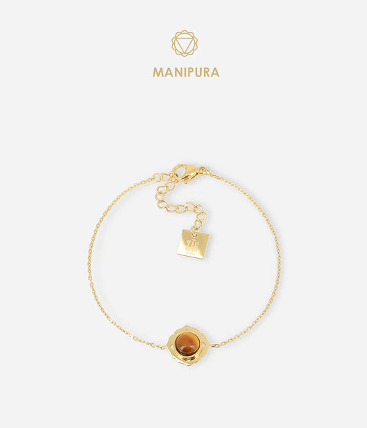Manipura Bracelet Tiger Eye Brown