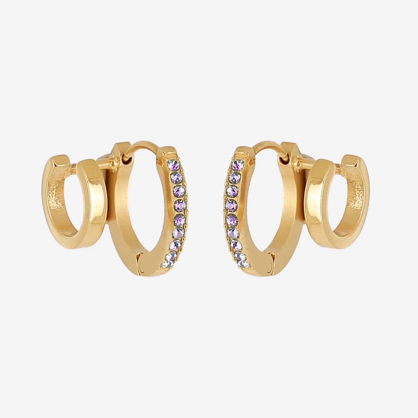 Uria Earrings Purple