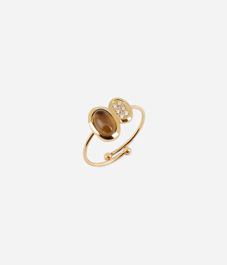 Nicolosi Ring Dark Brown