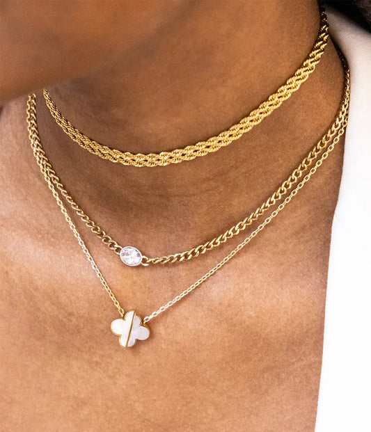 Grazia Necklace Purple