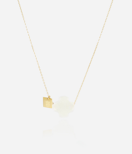 Vega Necklace White