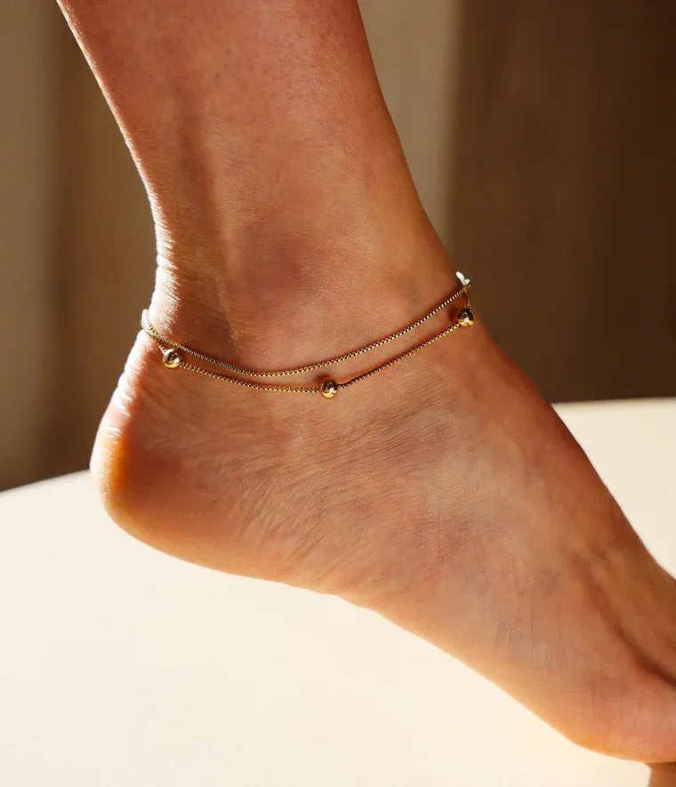 Libra Zodiac Anklet