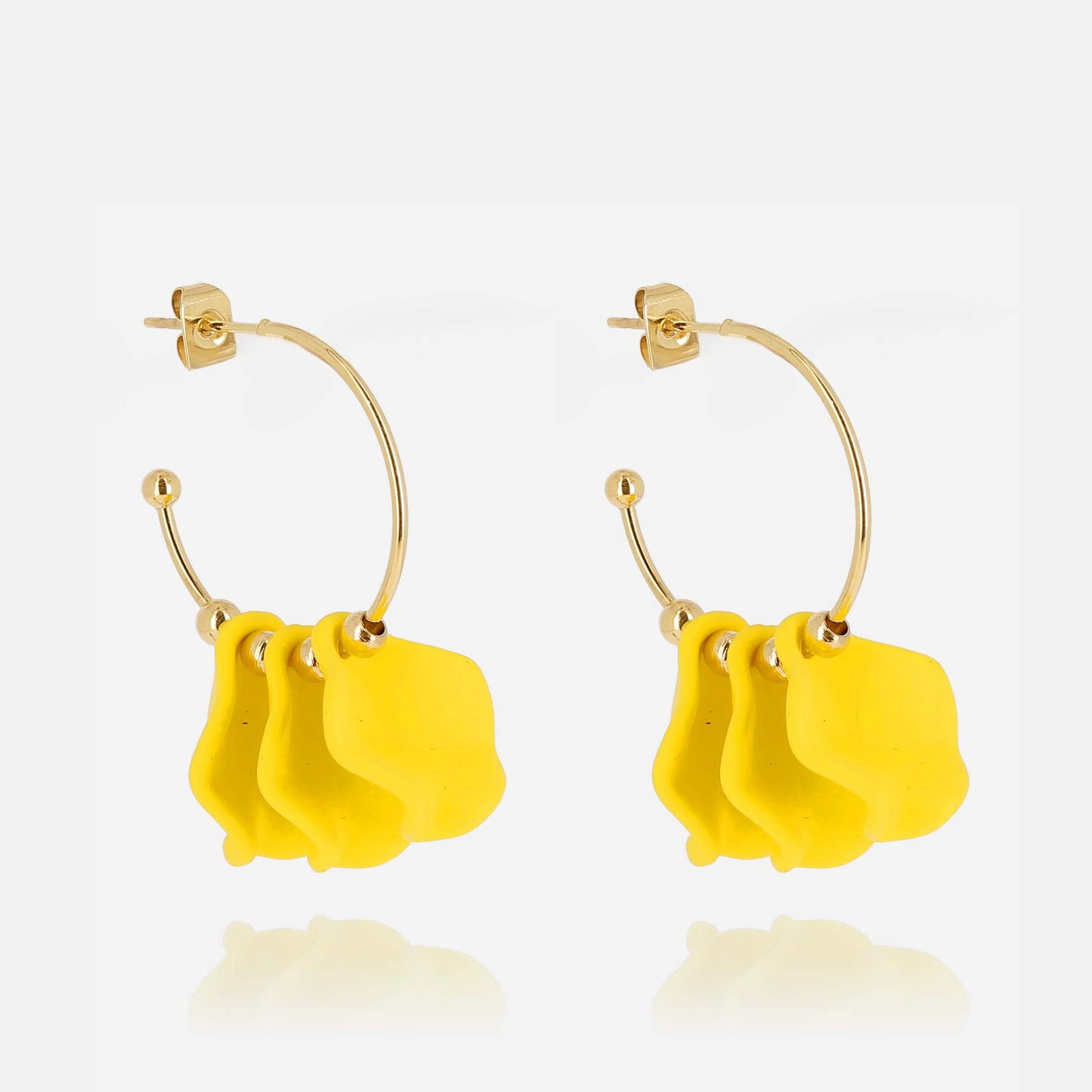 Leafy Earring Yellow