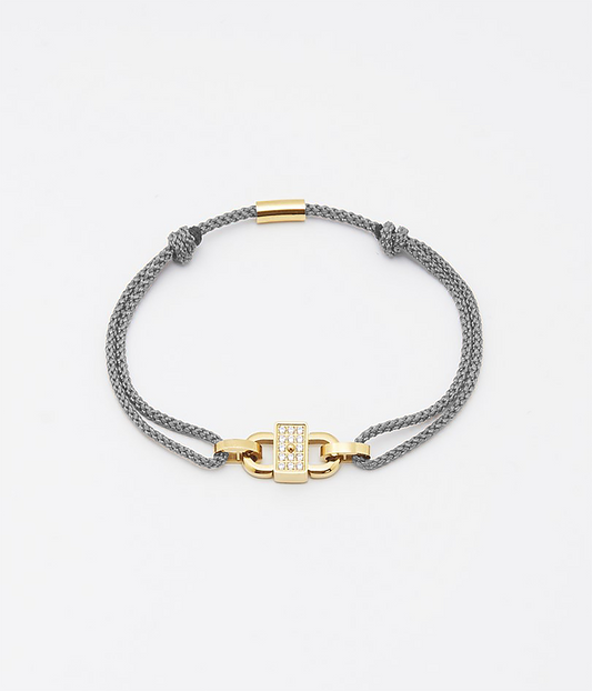 Cord Bracelet Gray