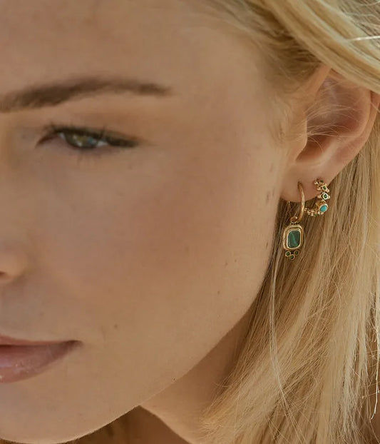 Fiacre Earrings Red