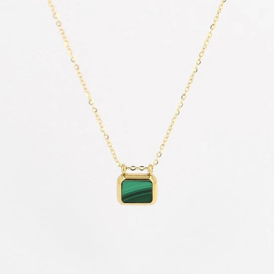 Garance Necklace Green