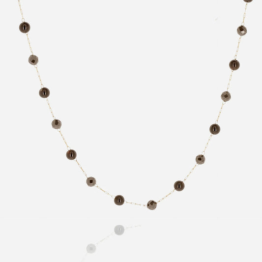 Crystal Touch Beaded Black