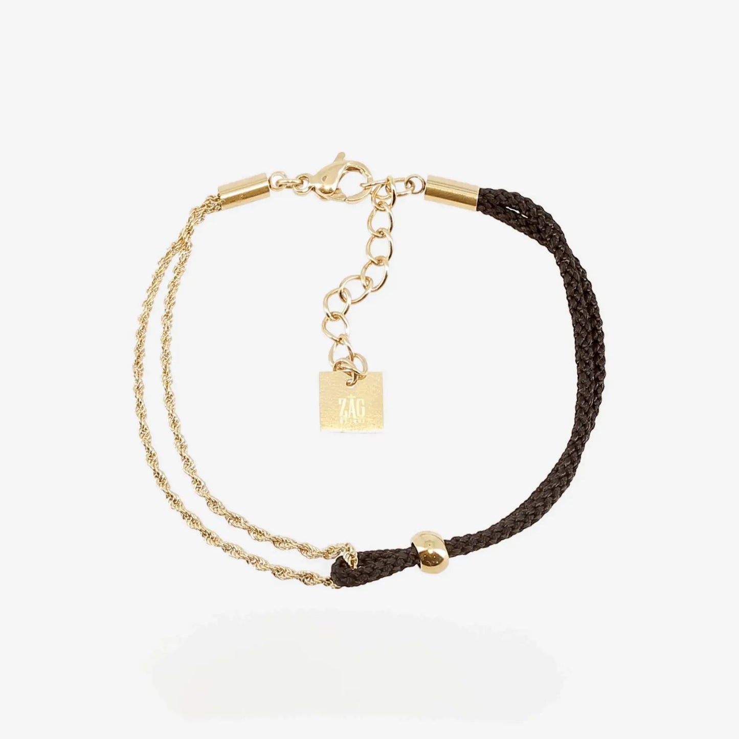 Nuance Multi-Row Cord Bracelet Black