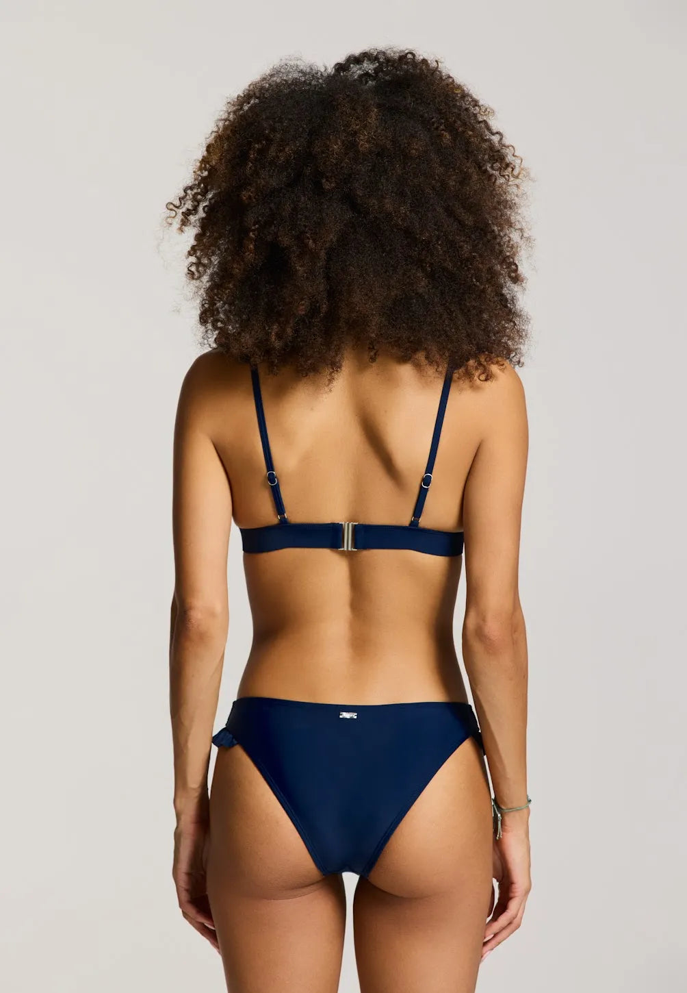 Ladies BOBBY bikini set solid 6045 Blue iris