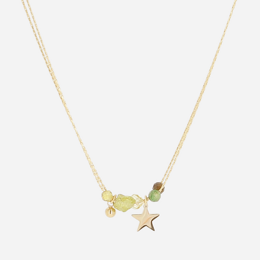 Alicia Necklace Light Green