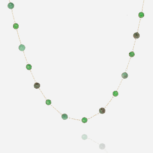 Crystal Touch Beaded Green