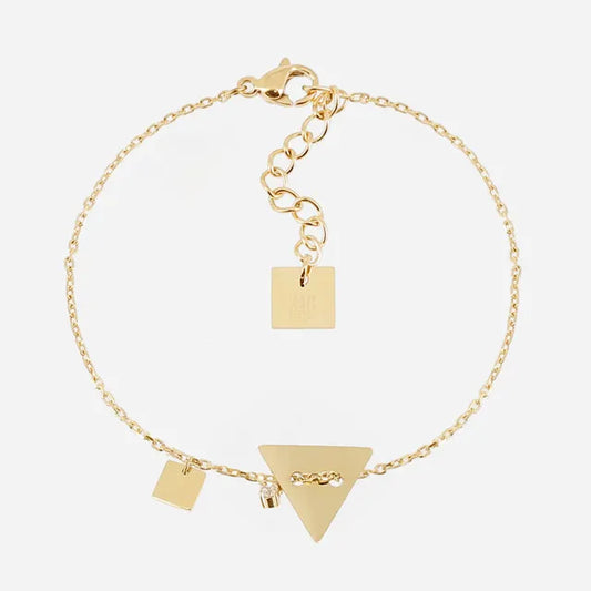 Geometric Chain Bracelet