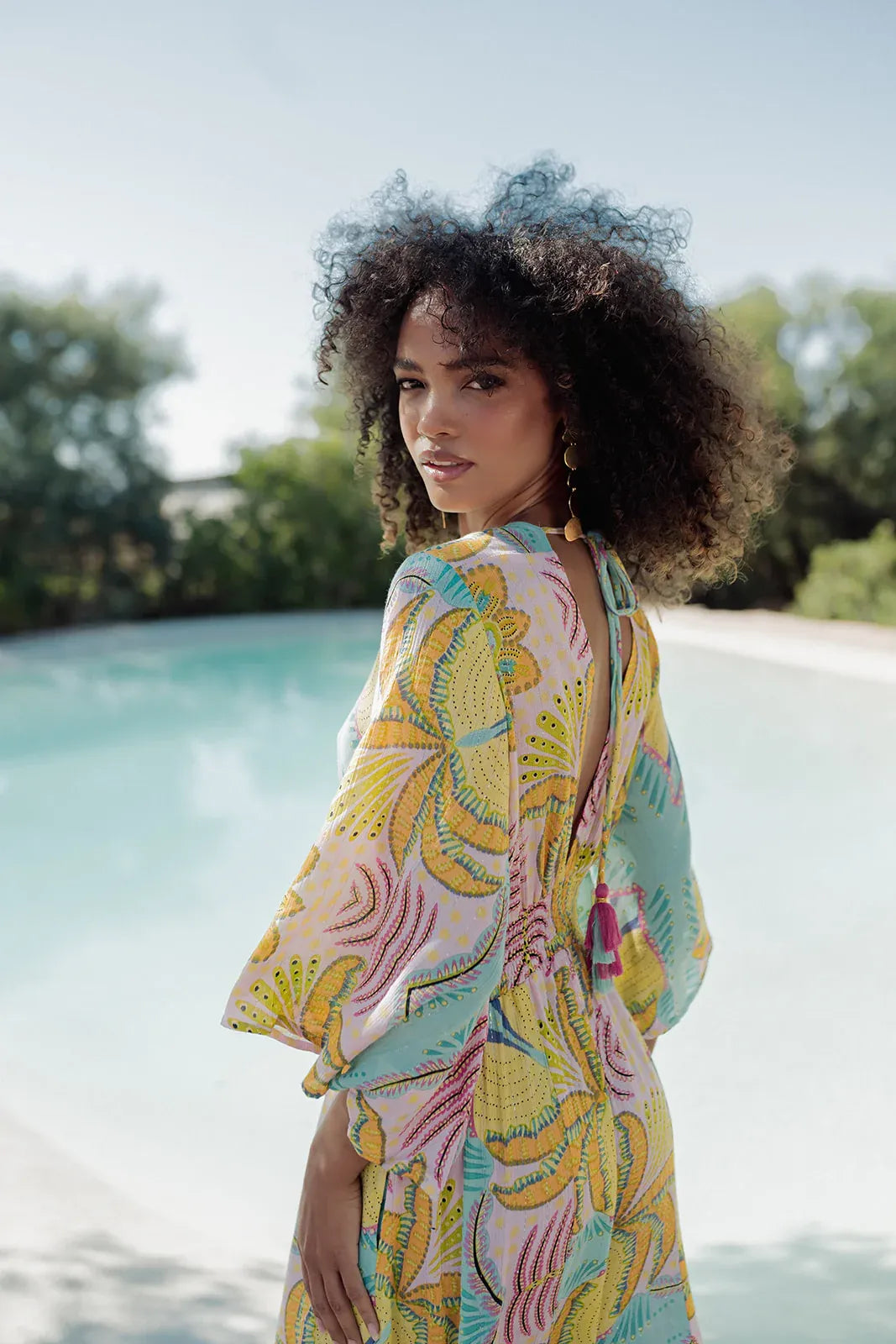MARRAKECH AQUA L319 JUMPSUIT