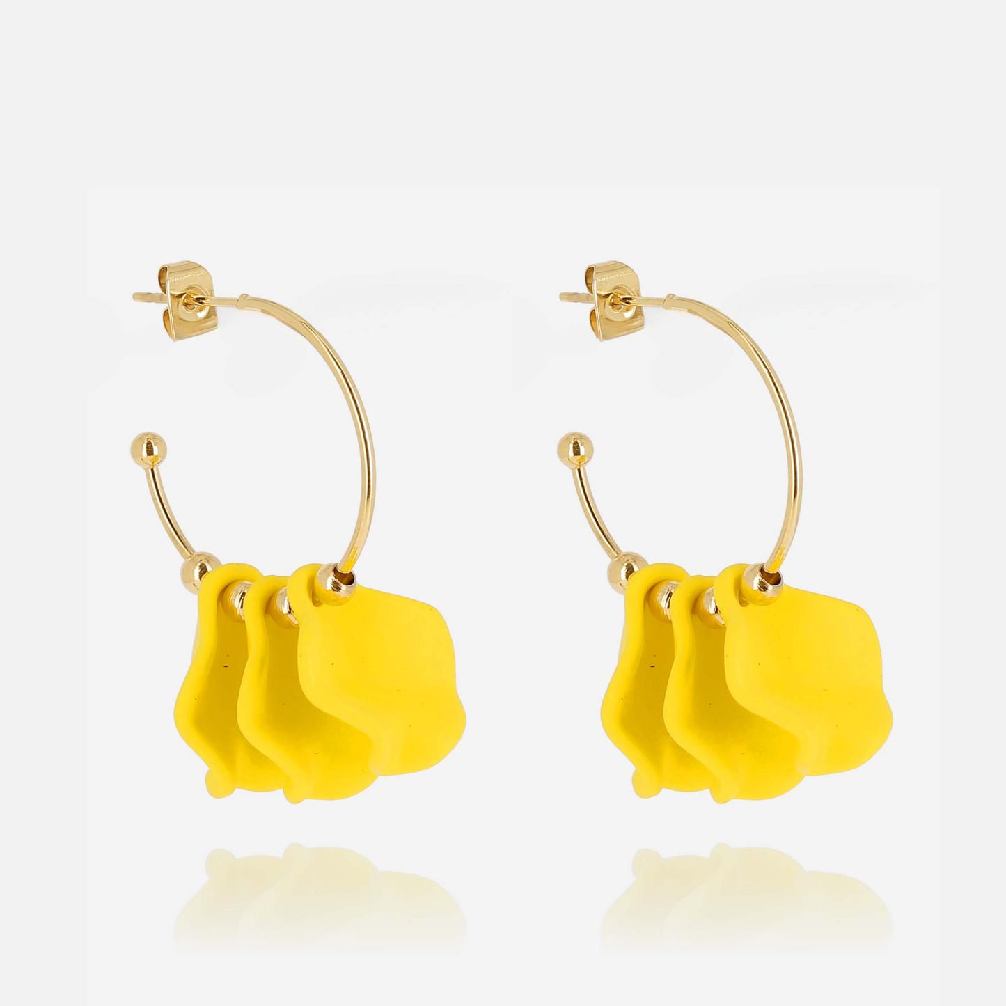 Leafy Earring Yellow