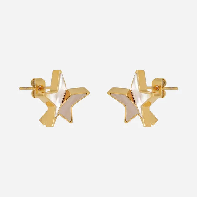 Angel Earrings Mother of Pearl
