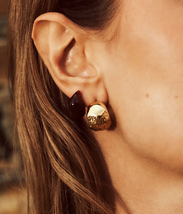 Glow Earrings Brown