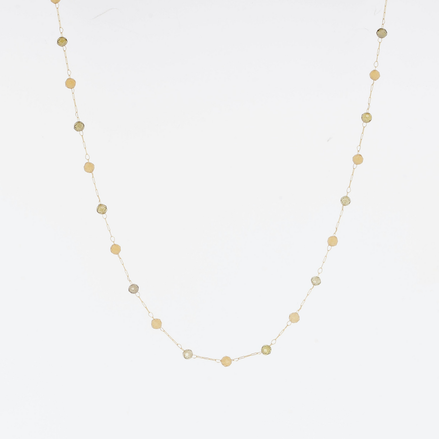 Necklace Octavia Light Green
