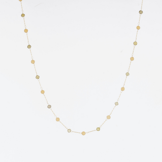 Necklace Octavia Light Green
