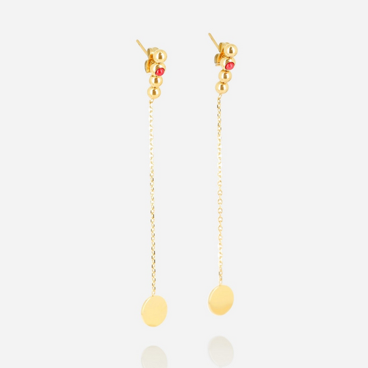 Alcée Earring Red