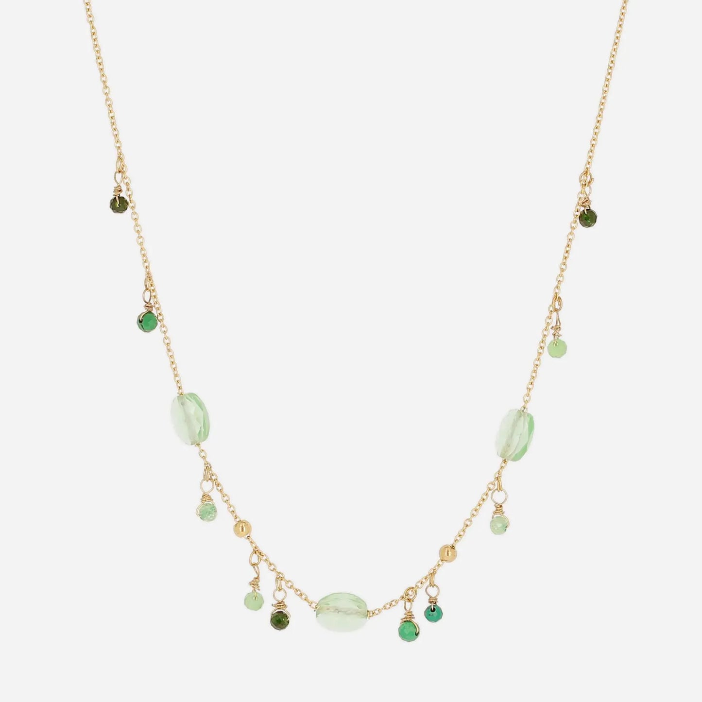 Barega Necklace Green