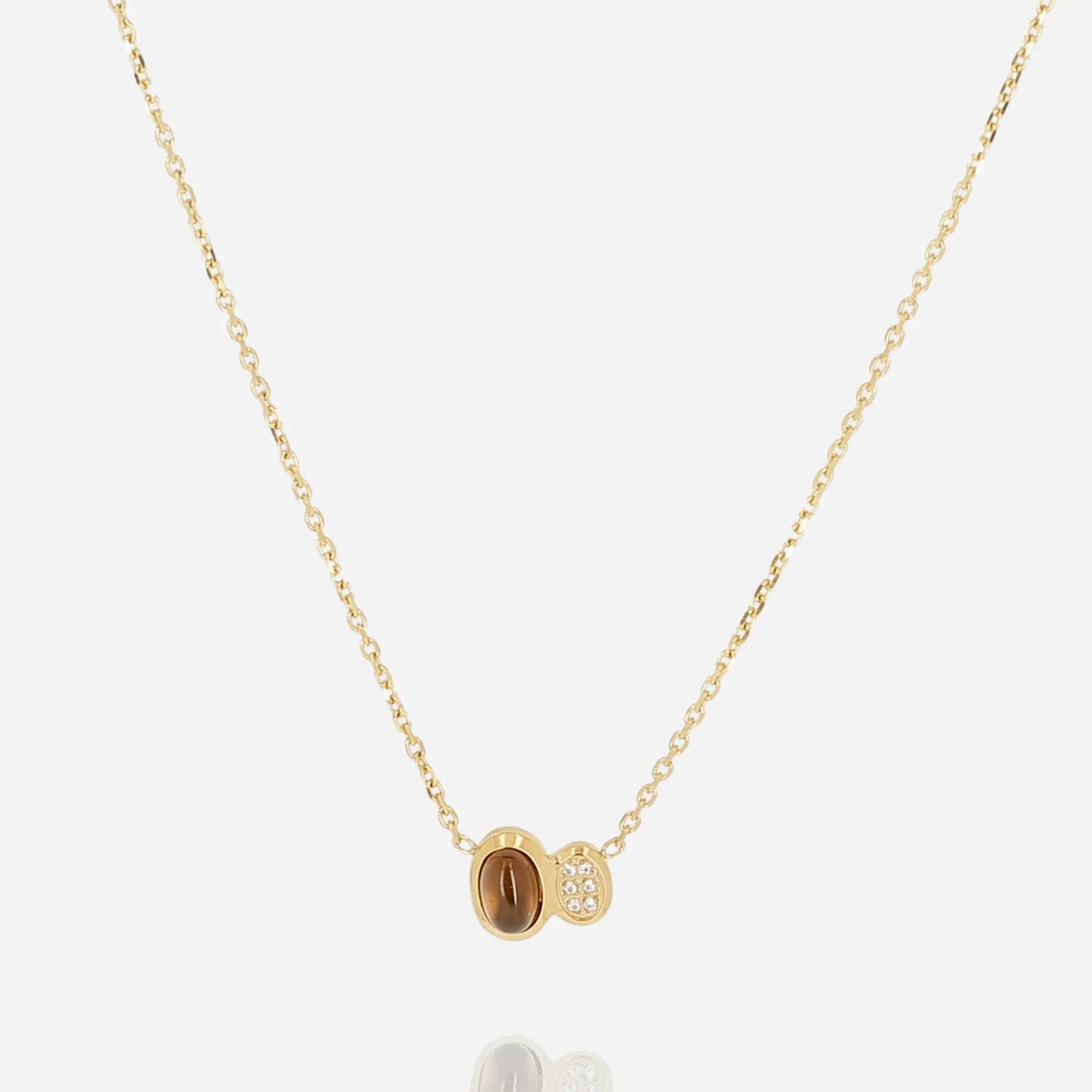 Nicolosi Necklace Brown