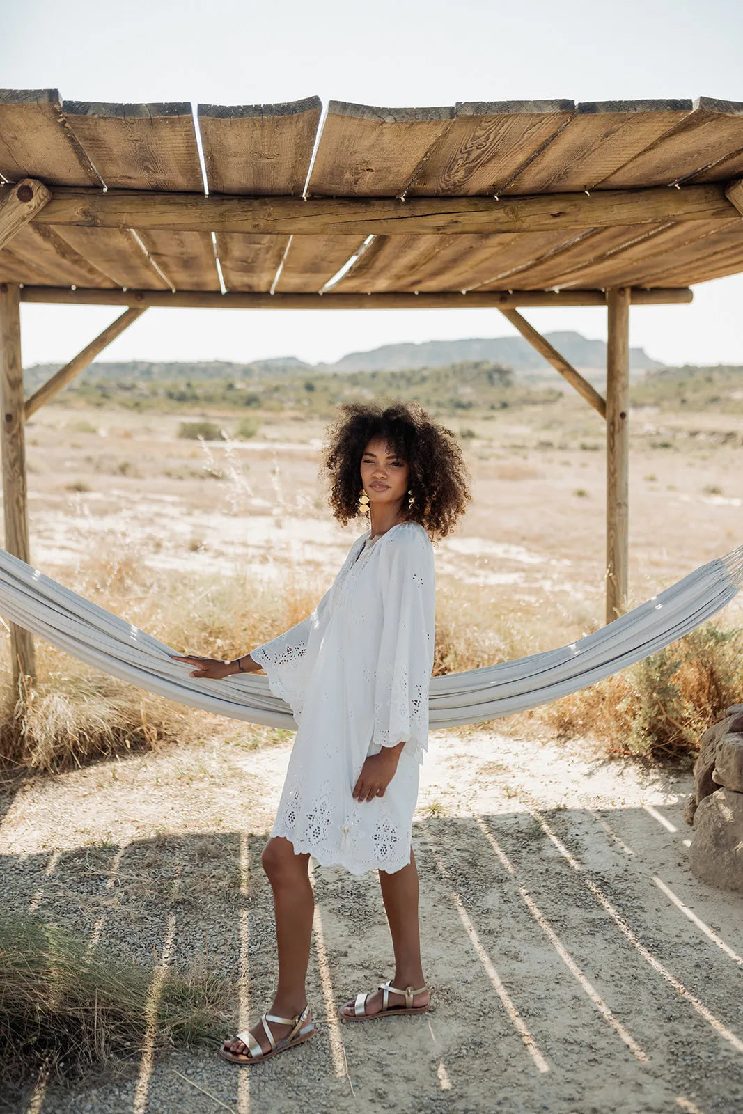 SANTORINI L207 SHORT DRESS