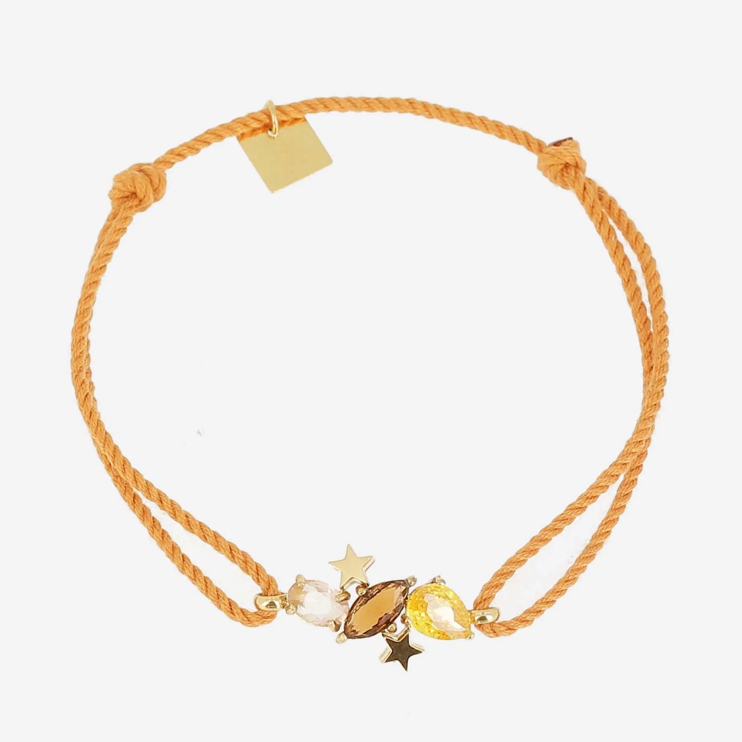 Arianne Cord Bracelet Yellow