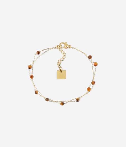 Hinaku Bracelets Tiger Eye Brown