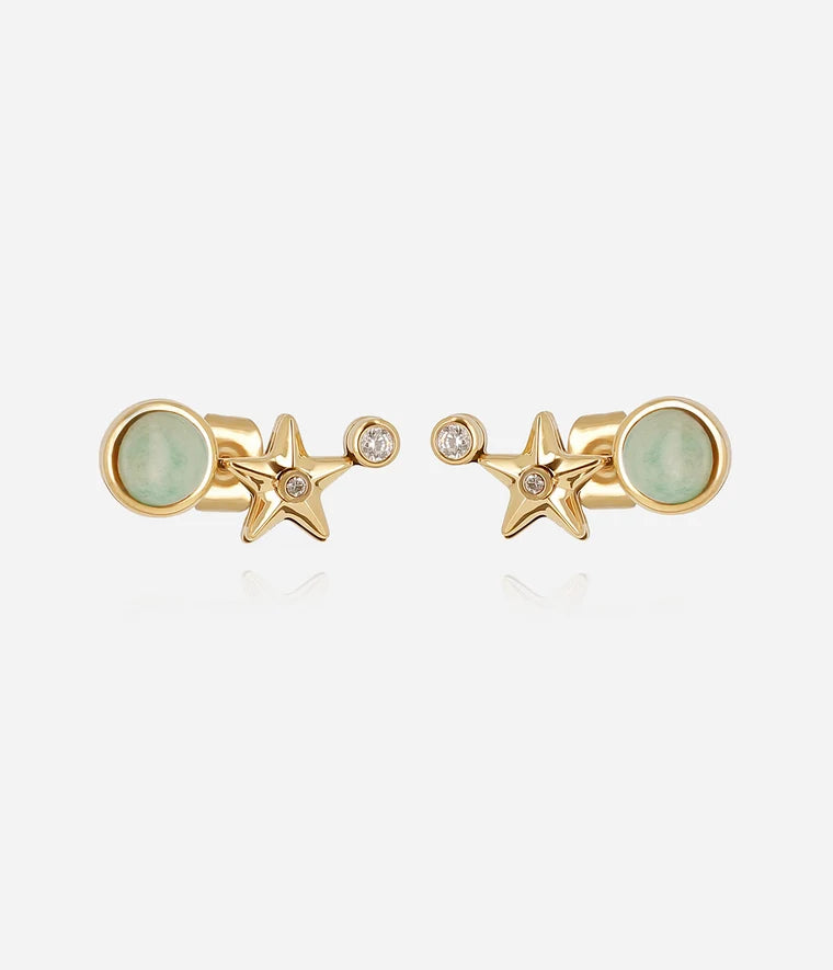 Enigma Earrings Aqua Blue
