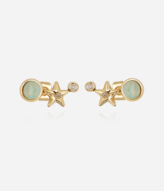 Enigma Earrings Aqua Blue