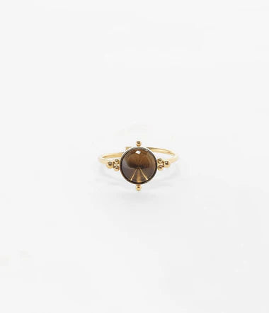 Salomé Ring Dark Brown