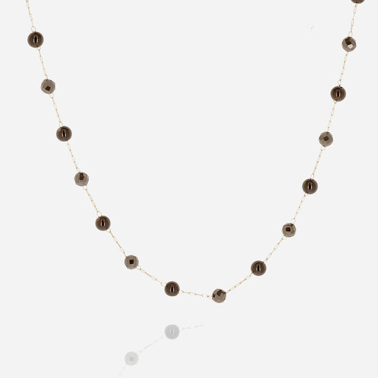 Crystal Touch Beaded Black