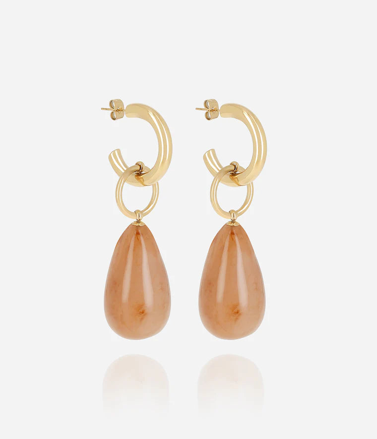 Alban Earrings Nude