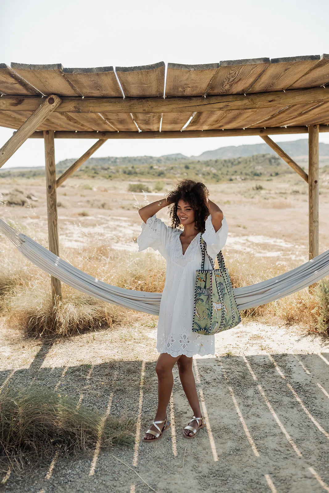 SANTORINI L207 SHORT DRESS