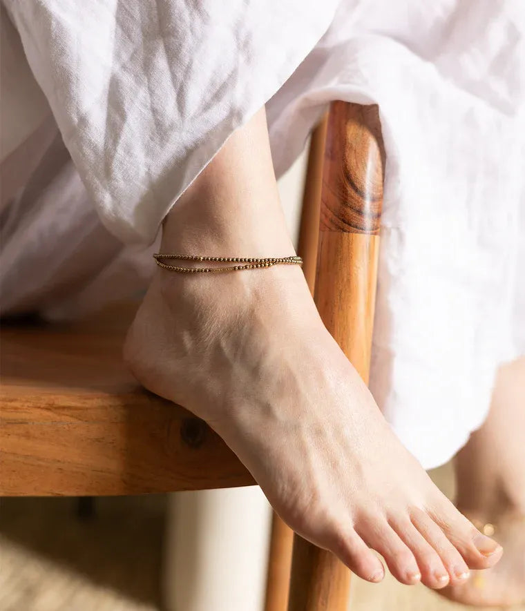 Zoly Anklet White