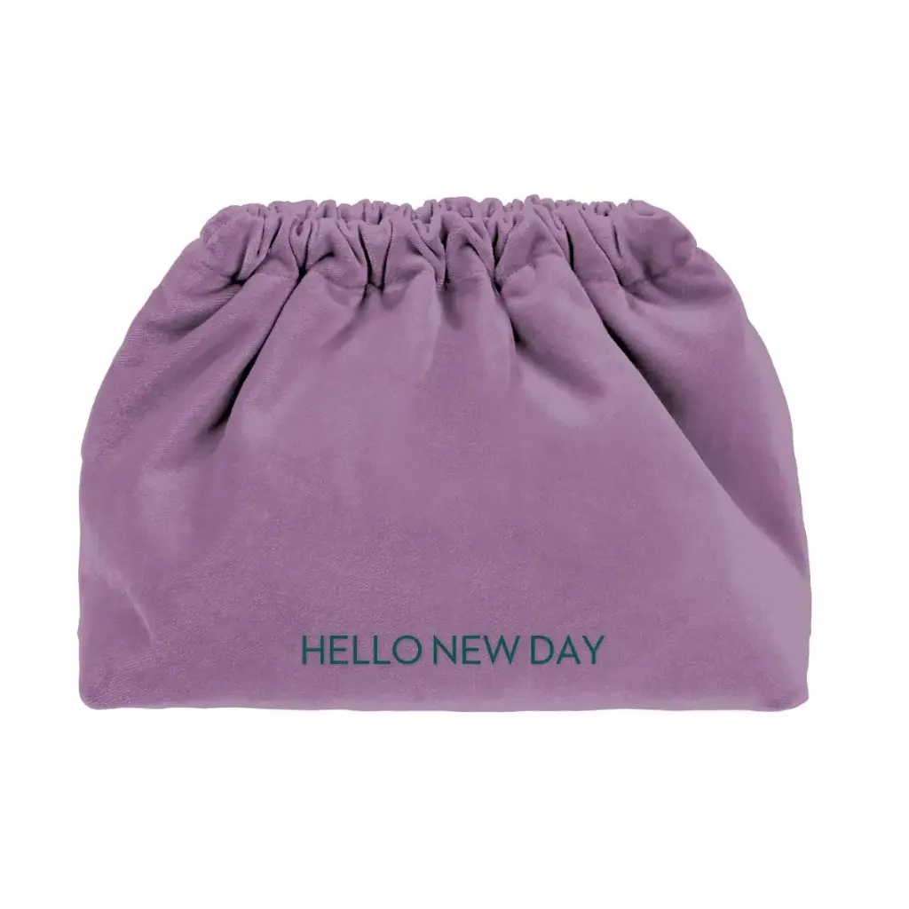 Hello New Day - Velvet Clutch Bag
