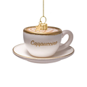 ORNAMENT GLASS CAPPUCCINO H5CM