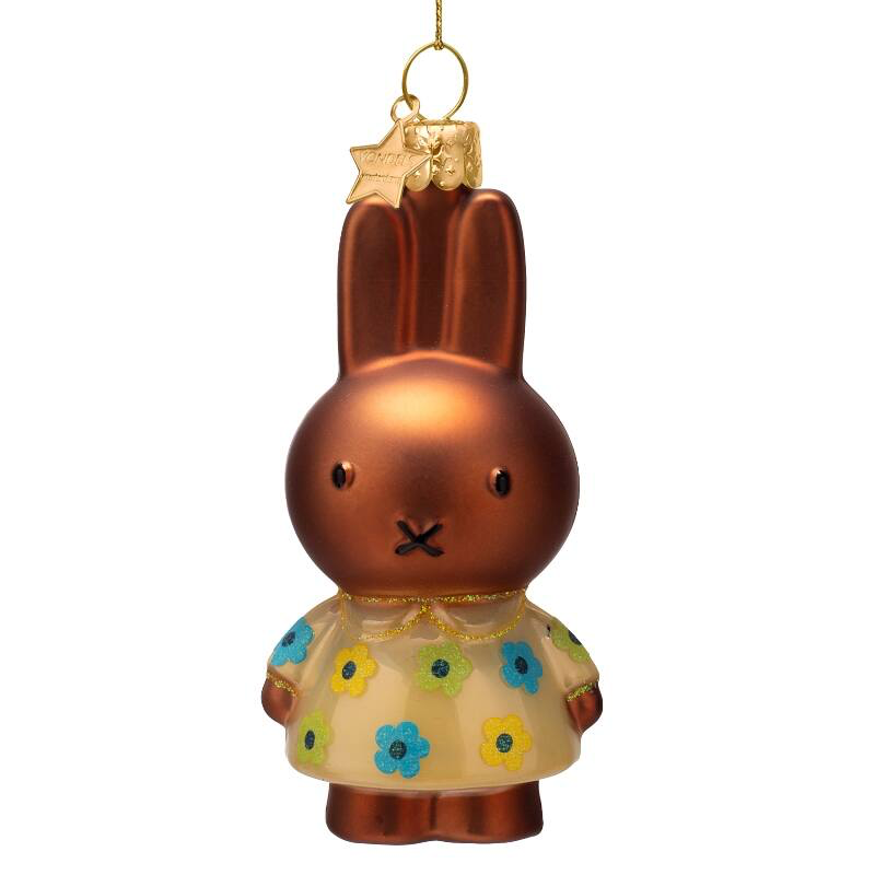 [ORNAMENT GLASS NIJNTJE/MIFFY NINA W/DRESS H11CM W/BOX] ORNAMENT GLASS NIJNTJE/MIFFY NINA W/DRESS H11CM W/BOX