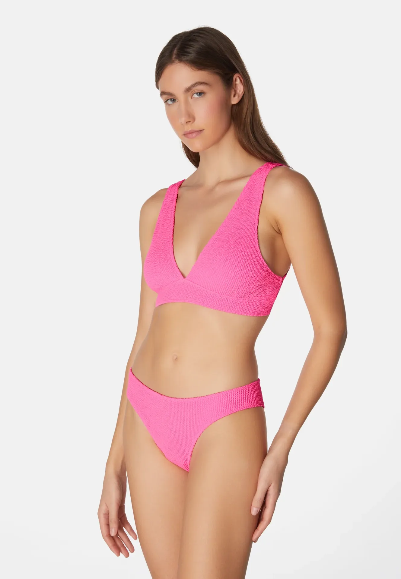 [SWIMWEAR BIKINI AQUA PINK BUBBLE GUM SWSP07] Aqua Bikini Pink Bubble Gum