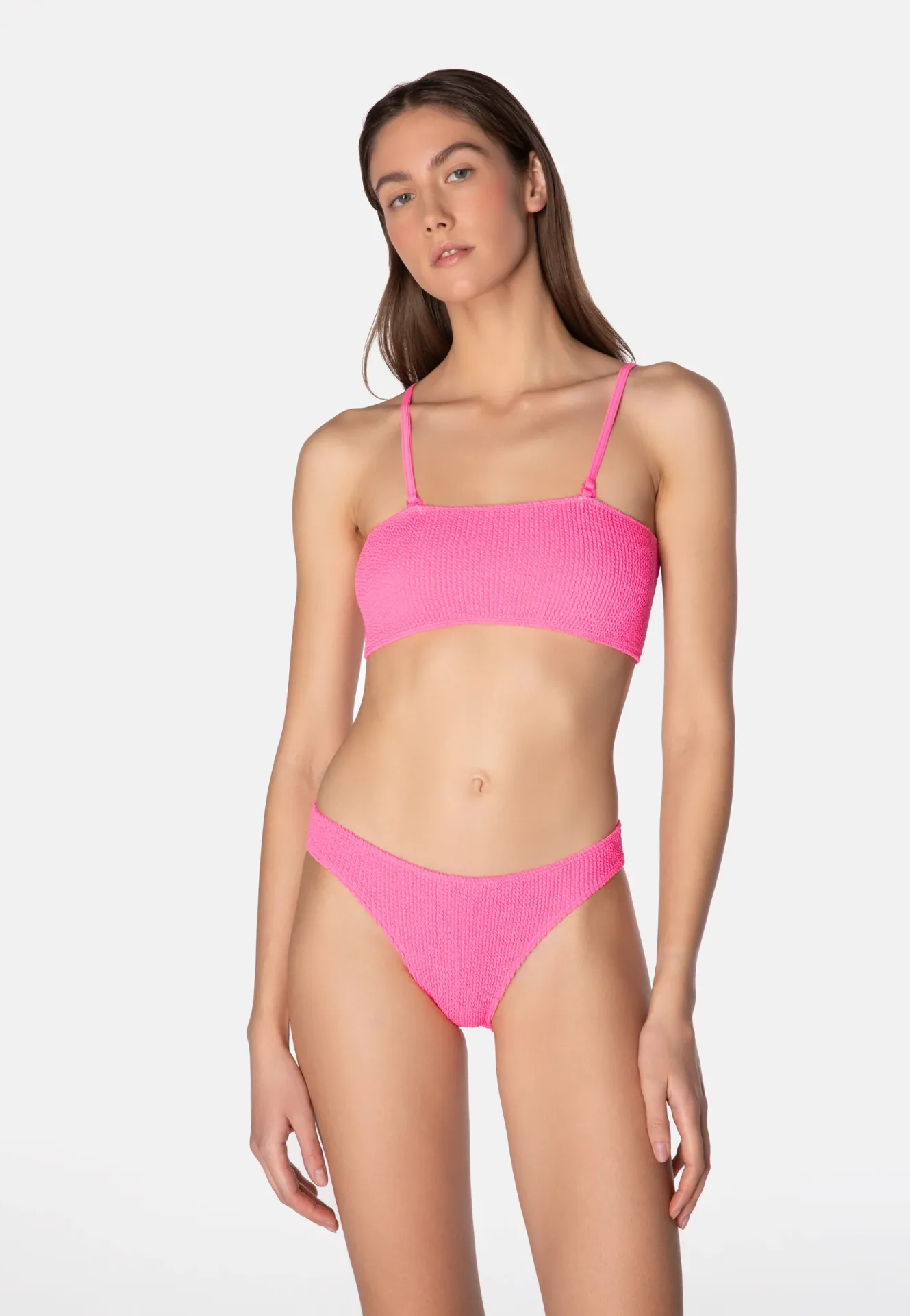 [SWIMWEAR BIKINI LUNA PINK BUBBLE GUM SWSP14] Luna Bikini Pink Bubble Gum