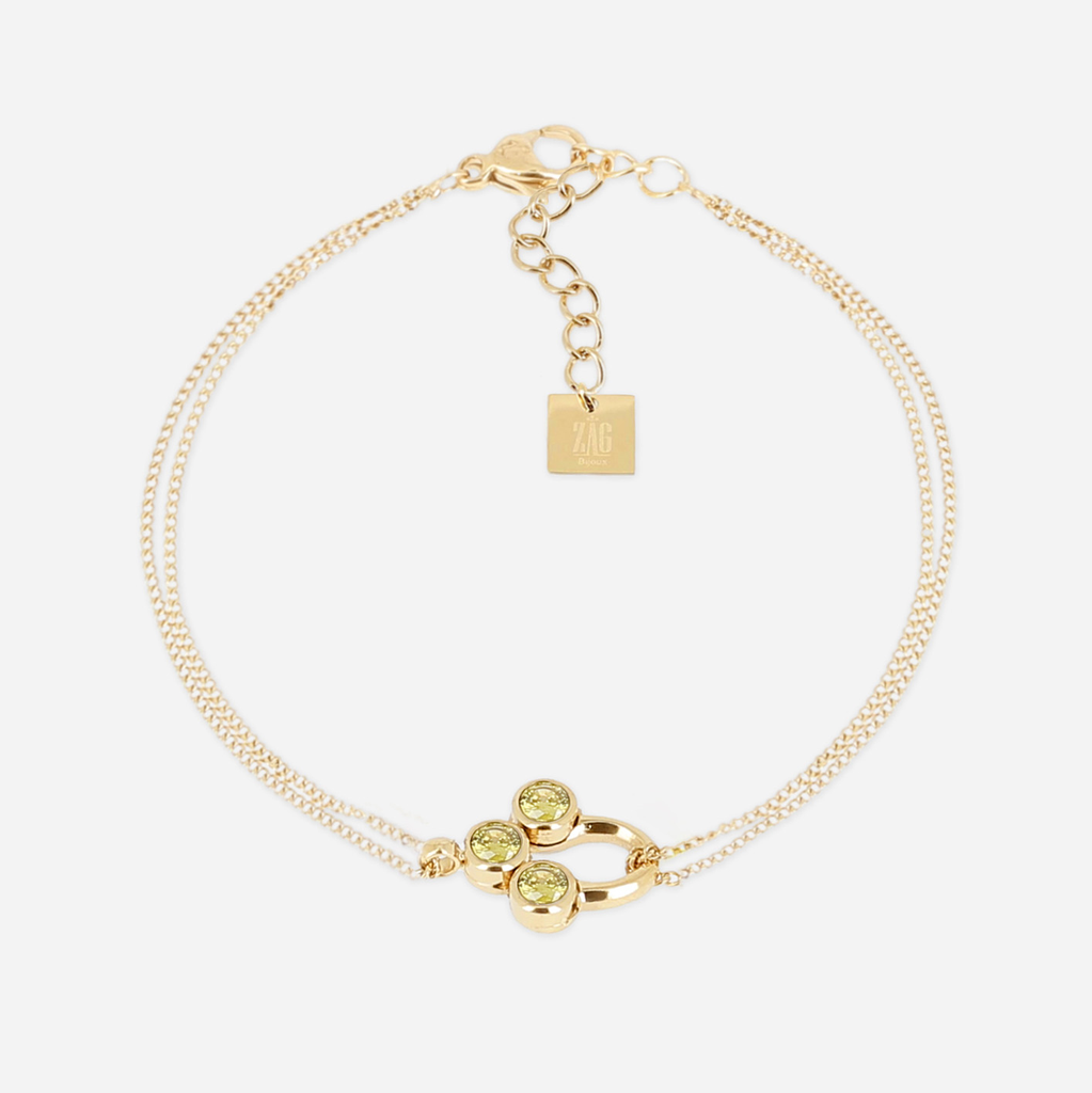 [SBS25607-01DGR] Rossi Bracelet Olive Green